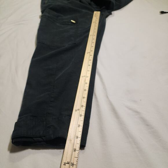 Anthropologie Halsey Utility Jumpsuit Womens Size M Black Boiler Mechanic Alt - Picture 5 of 9